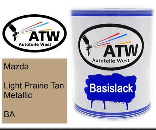 Mazda, Light Prairie Tan Metallic, BA: 1L Lackdose, von ATW Autoteile West.